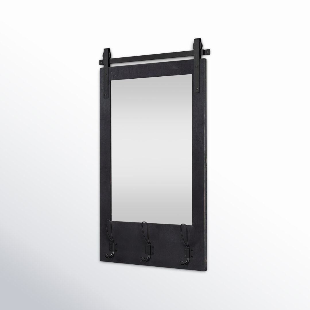 Dayanah Mirror with Hooks August Grove®