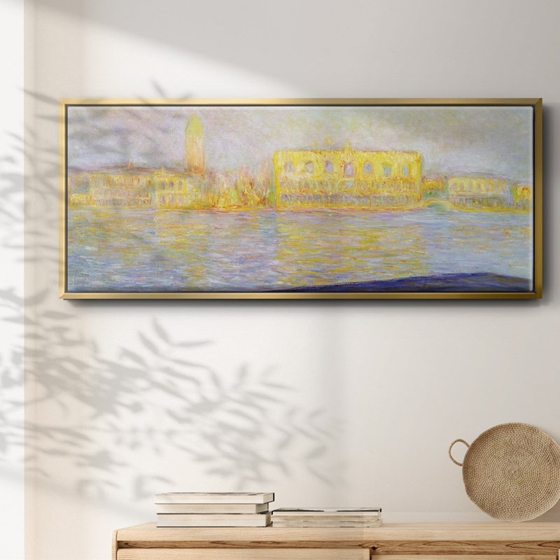 Monet - Framed Canvas, 24" H x 60" W