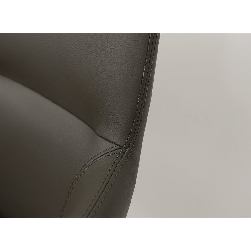 Tabouret de bar et de comptoir Jahnke Earle (29/25 po), Gris anthracite, Tabouret de bar (siège d'une hauteur de 29 po)