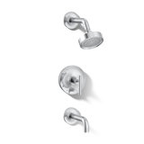 Purist® Rite-Temp Pressure-Balancing Bath and Shower Faucet Trim with Push-Button Diverter, 7-3/4" Spout and Lever Handle, Valve Not Included