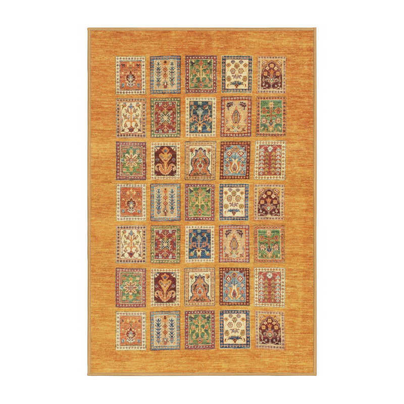 Abstract Indoor Rug, Rectangle 5' x 7'