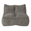 Canapés à compression, fauteuil à billes compact en lin et coton pour la maison