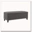Banc de rangement en lin capitonné-1450110492
