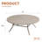 Outdoor Round Metal Patio Dining Table-1361169567