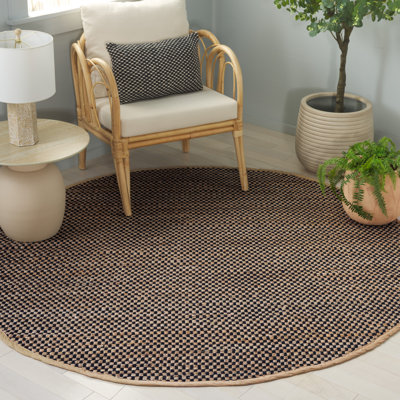 Tapis naturel / noir Horrighs 978