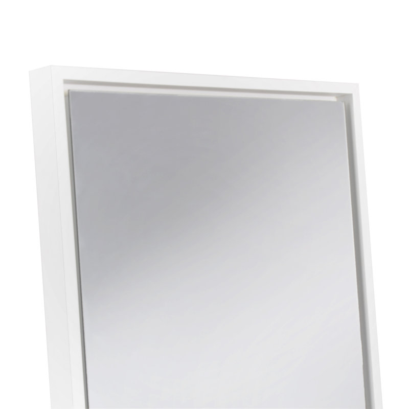 Loeffler Flat Mirror, White