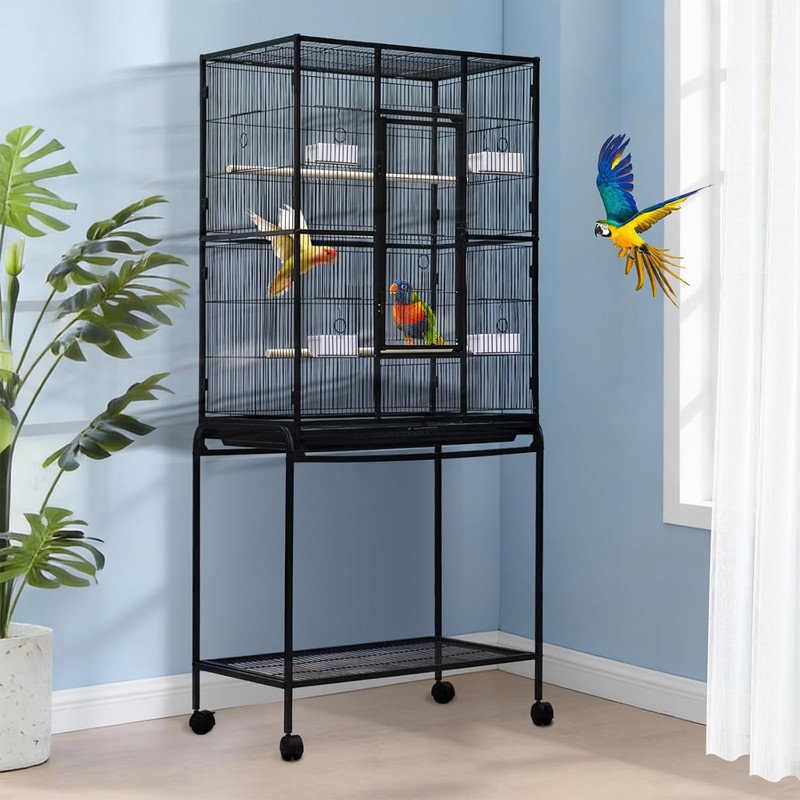 Picture of Tucker Murphy Pet™ Large Bird Cage,Big Bird Cage with Stand for ...