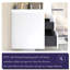 Meuble-lavabo mural simple 30 po avec plateau en marbre de culture Cira-98747984