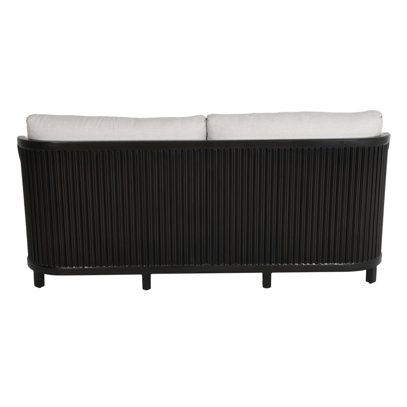 Samara Cushioned Sofa w/Three Accent Pillows