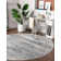 Tapis oriental bleu et gris Lanett