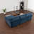 Alameda 109" W Velvet L-Shaped Sectional-1904097379-1904097381