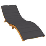 Ebern Designs Sun Lounger Cushion 1.6" Fabric