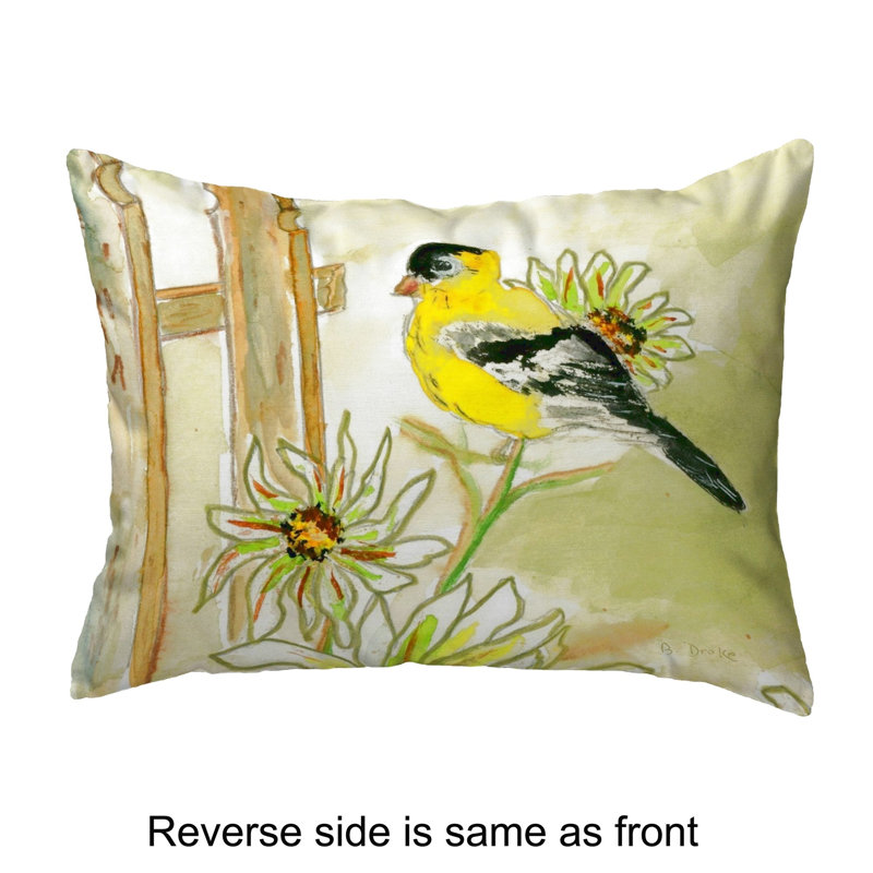 Outdoor Reversible Throw Pillow