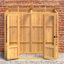 6.5 Ft W x 2 Ft D Lean-to Holme Greenhouse