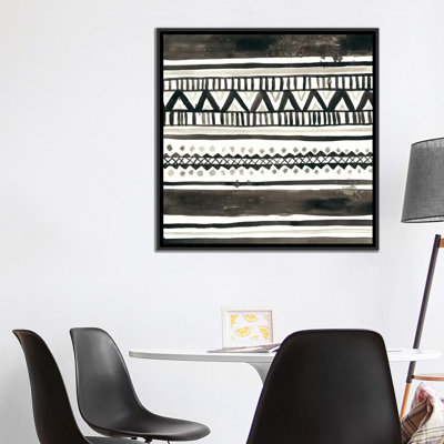 « tribal echo i », reproduction d’art sur toile tendue