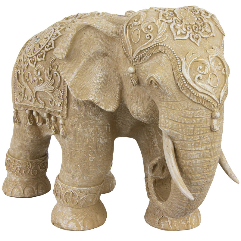 Auspicious Elephant Figurine, Ivory