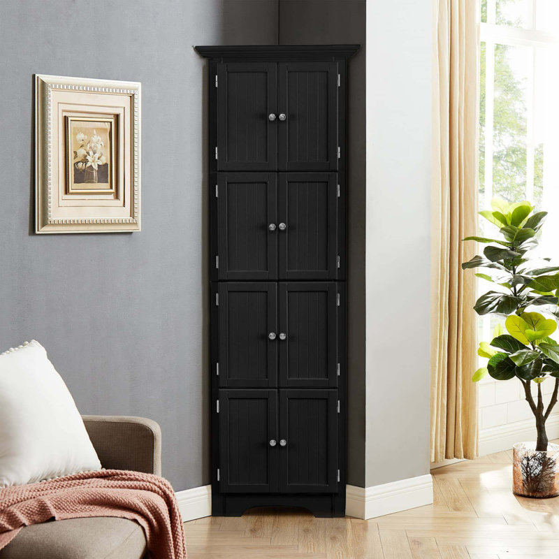 Grande armoire de rangement, Noir
