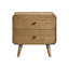 Table de chevet 2 tiroirs avec deux ports USB