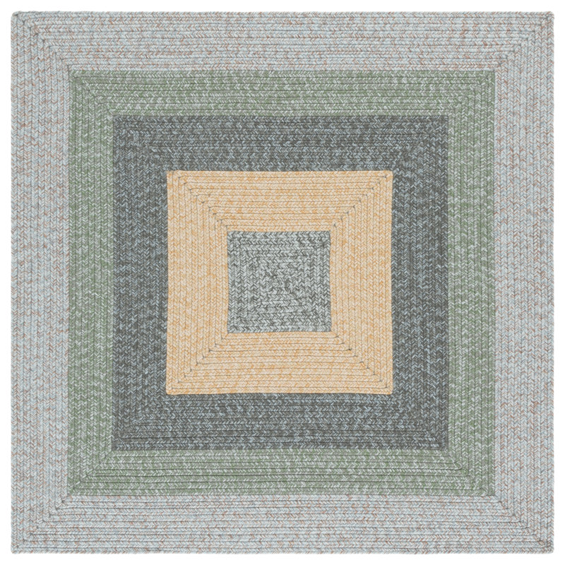 Tapis intérieur / extérieur Doner, Carré 5 pi