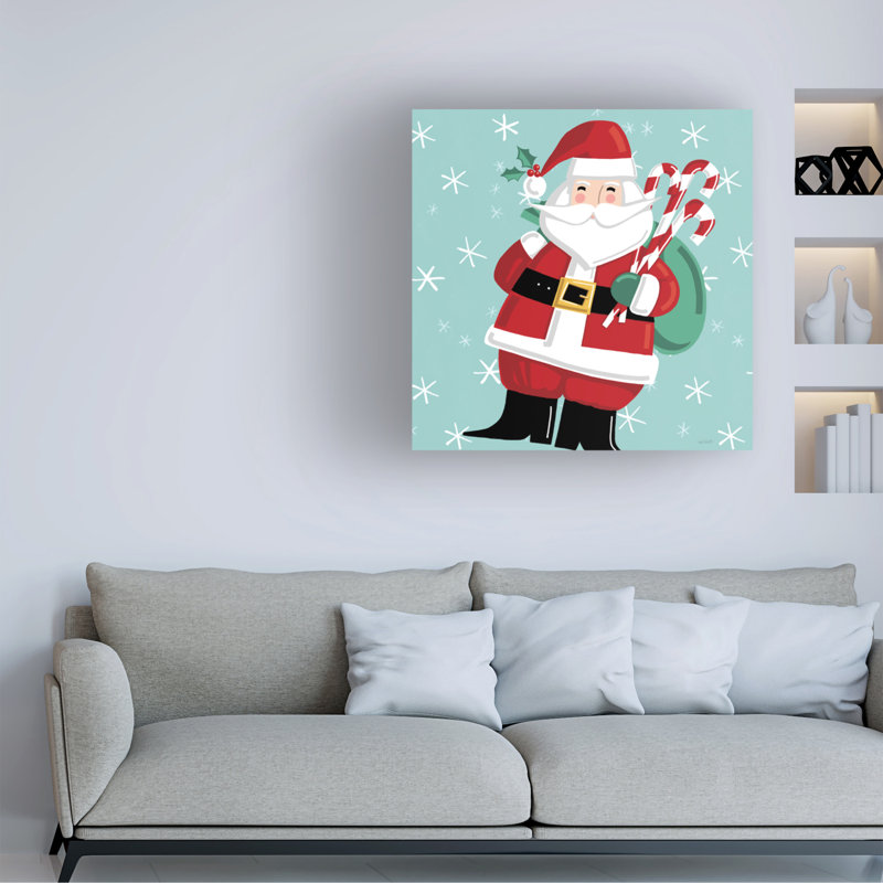 Art mural sur toile «Bachelor Anne Tavoletti Festive Christmas I», H 35 po x l 35 po