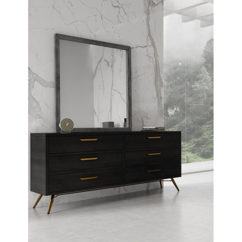Enrico Rectangular Dresser Mirror