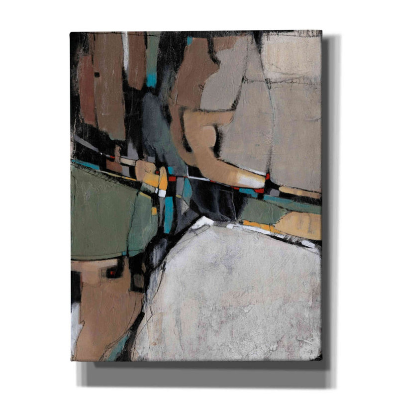 «Conjonction II» par Tim O'toole, art mural sur toile, H 34 po x l 26 po x P 1,5 po