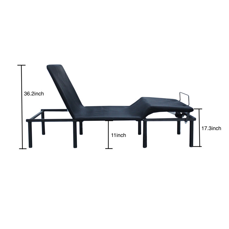 Ameliyah Twin XL Adjustable Bed with Wireless Remote