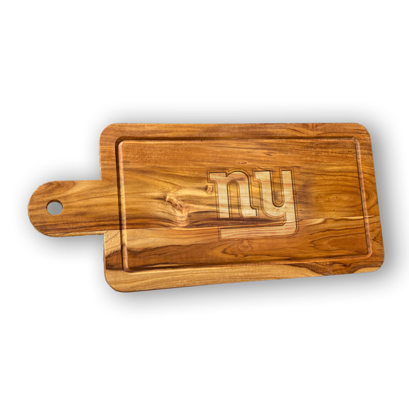 New York Giants Lasered Engraved Team Rectangle Cutting Board, New York Giants