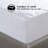 White Chartier Brushed Hotel King Mattress Pad-1207974075