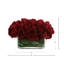 Rose Arrangement In Glass Vase-763954941