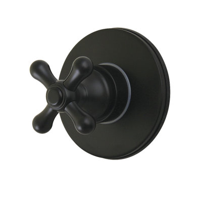 Kingston Brass Restoration Single-Handle Wall Mount Six-Way Diverter Valve with Trim Kit