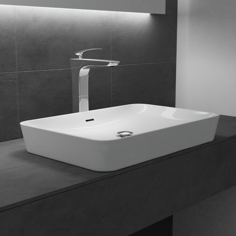 Durovin Bathrooms 400mm L x 600mm W Natural Engineered Stone Rectangular Sink