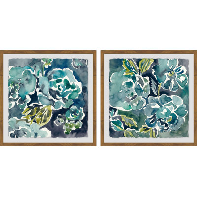 " Rose Diptych " by Marmont Hill 2 - Pieces