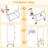 3-Tier Rolling Laundry Cart with Hanging Rack