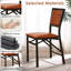 Ensemble de 4 chaises de salle à manger pliantes et rembourrées Ailse-103120323-136834538