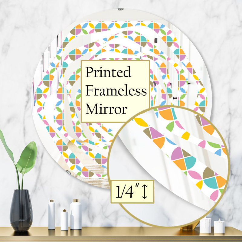 Miroir mural Whirl, H 31,5 po x l po