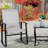 3 Piece Rocking Bistro Set with Rocker Chairs and Glass Coffee Table Set of 3, Rectangular Porch Furniture for Small Space,-109629943