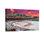 «Christmas Christmas Decorated Baseball Stadium Snowy Evening», ensemble de 3 impressions sur toile