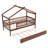 Wooden House Bed With  Trundle-781824788