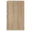 Jannika 50cm W Manufactured Wood Bedside Table-677483325