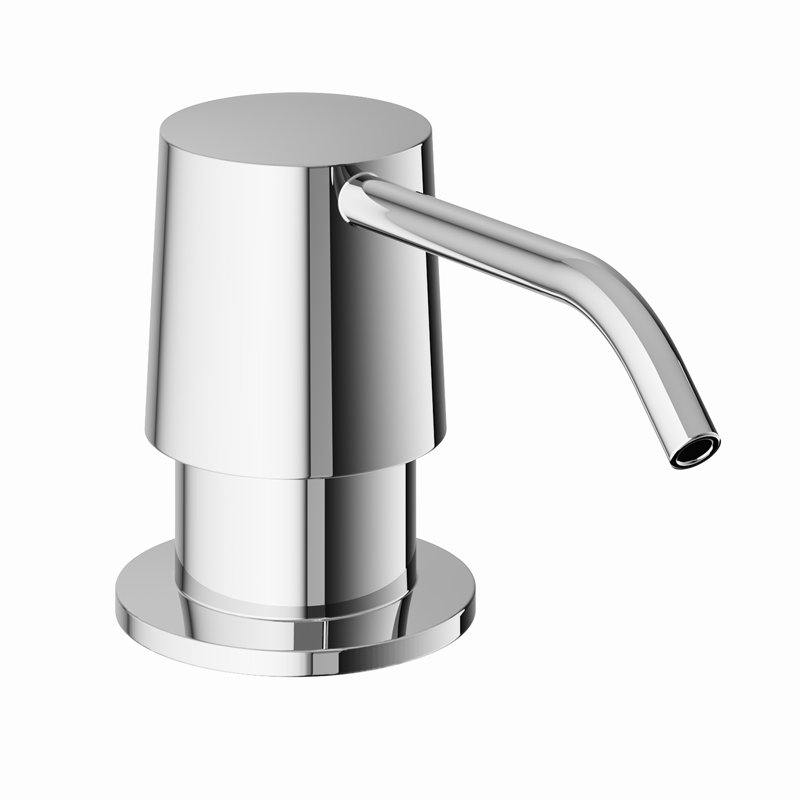 10 oz. Kitchen Soap Dispenser, Chrome / Metal
