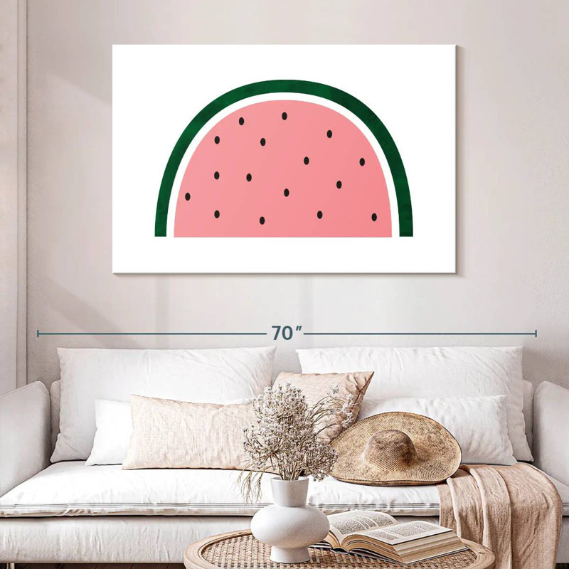 Yarlin tranche de melon d'eau I, H 32 po x l 48 po