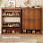 Knoworld Shoe Cabinet Storage For Entryway, 2 Flip Drawers With Toe Kick Space, Fluted Slim Shoe Cabinet For Foyer, Hallway
