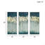 Ensemble de 3 toiles dorées-1874228719