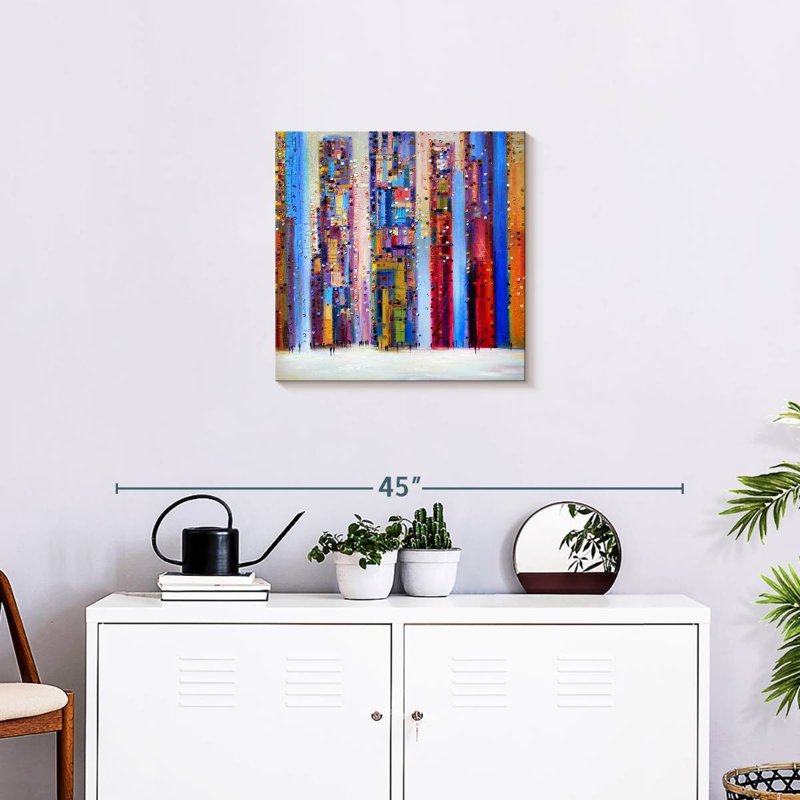 Light Skyline, 20" H x 20" W