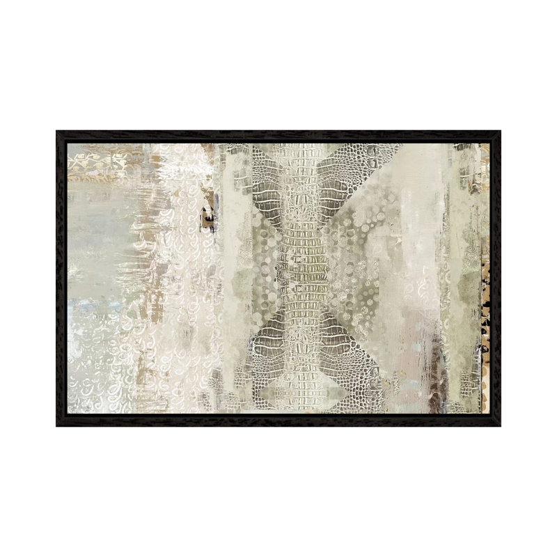 Intricate by Tom Reeves - Painting on Canvas, 45.72cm H x 66.04cm W x 3.81cm D, Black Framed