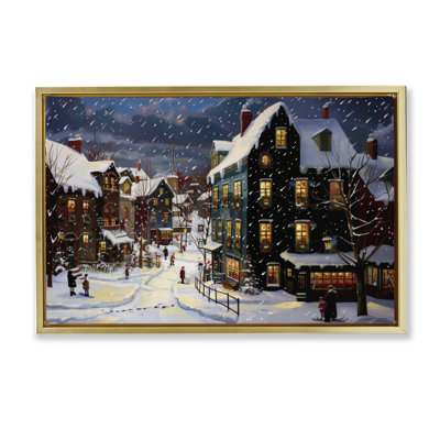 Toile «Frozen Urban Charm» par Lazar Studio