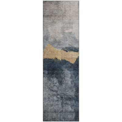 Premium Machine Washable Ducote AMF1069 Modern Rug