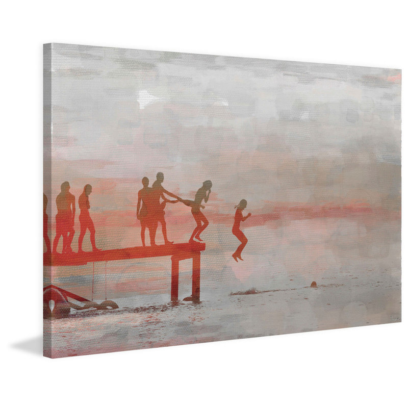 Parvez Taj - Wrapped Canvas Painting, 101cm H x 152cm W