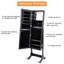 Pehrson Jewellery Cabinet with Mirror Jewelry Armoire